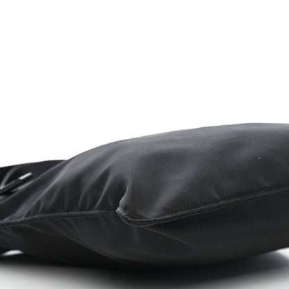 Prada Nylon Flat Messenger Bag Black 7 of 8