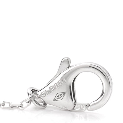 Cartier 18K White Gold Diamond XS D'Amour Pendant Necklace 5 of 5