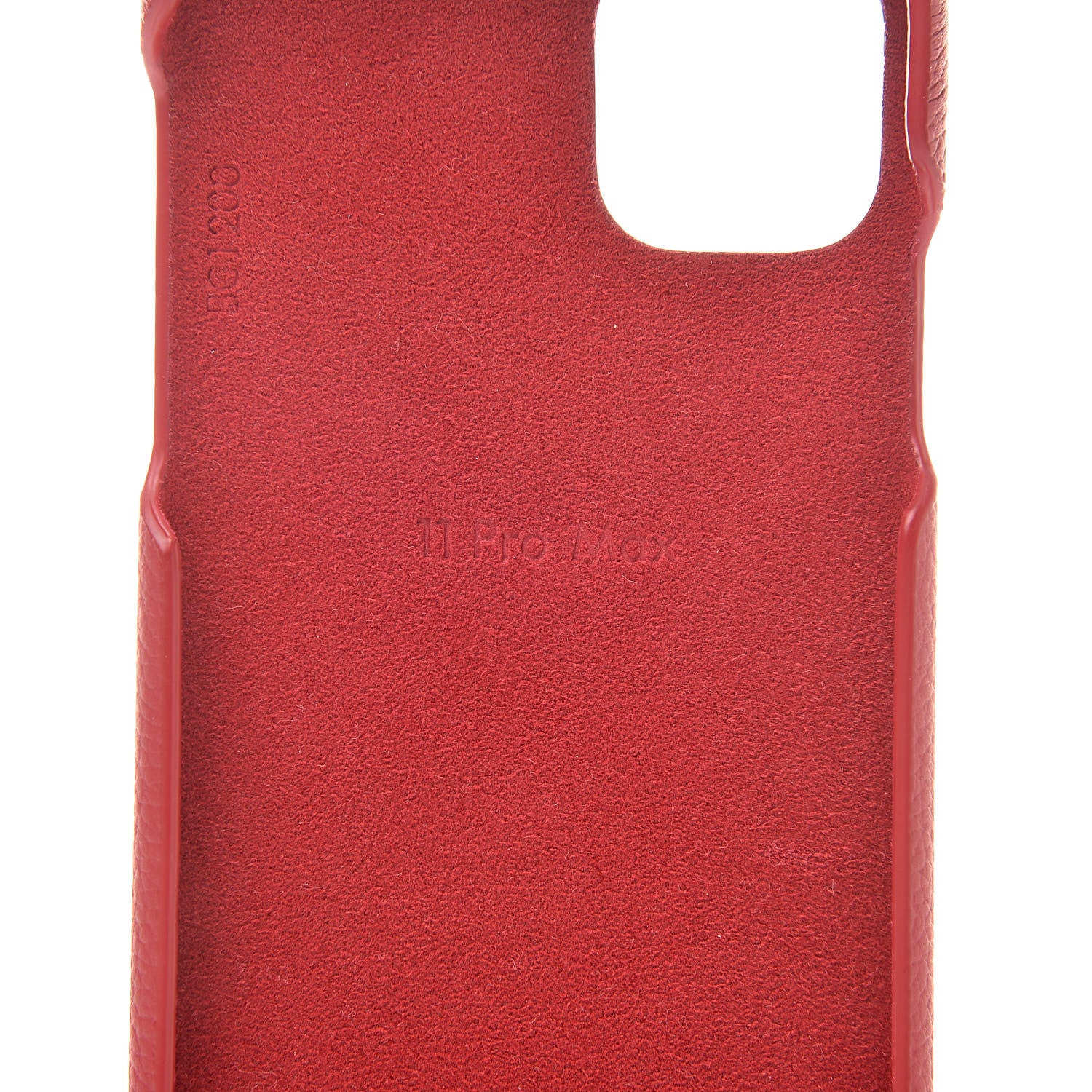 Louis Vuitton Calfskin Monogram iPhone 11 Pro Max Bumper Scarlet 7 of 9