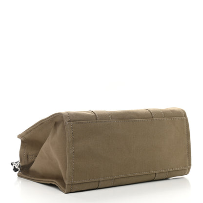 Marc Jacobs Cotton Canvas The Traveler Tote Bag Slate Green 4 of 10