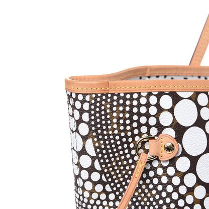 Louis Vuitton Monogram Kusama Waves Neverfull MM White 12 of 15