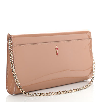 Christian Louboutin Patent Vero Dodat Clutch Nude 3 of 10