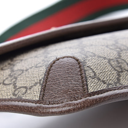 Gucci GG Supreme Monogram Neo Vintage Web Belt Bag Brown 7 of 10