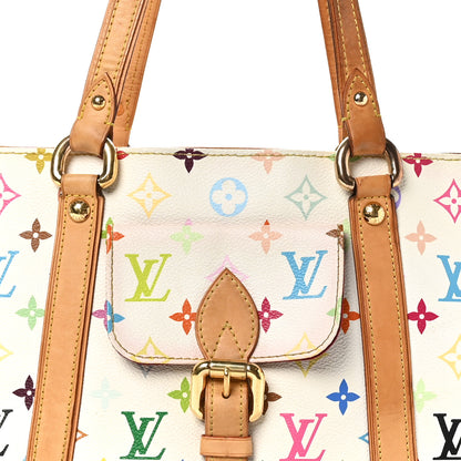 Louis Vuitton Monogram Multicolor Aurelia MM White 7 of 9