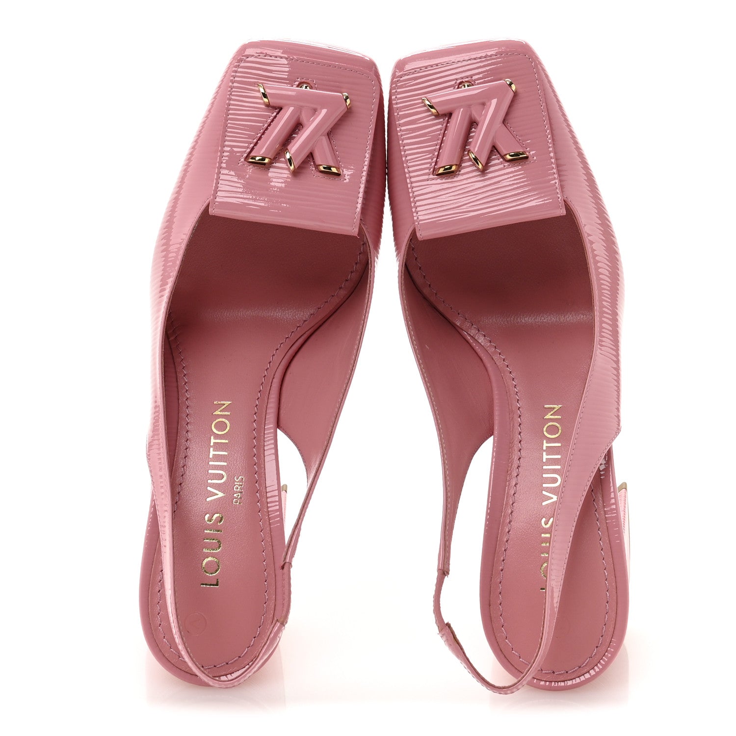 Louis Vuitton Electric Epi Shake Slingback Pumps 37 Pink 2 of 10
