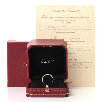 Cartier 18K Yellow Gold 5.5mm LOVE Ring 56 7.5 6 of 6