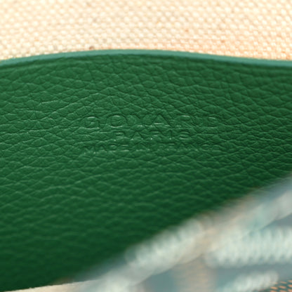 Goyard Goyardine Plumet Wallet Clutch Green 6 of 9