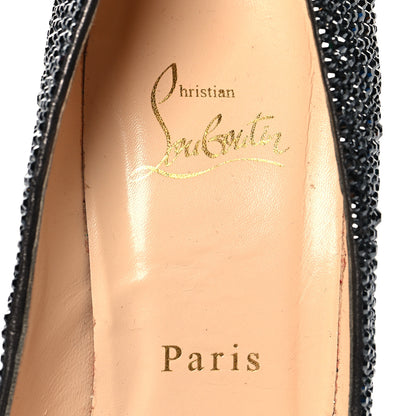 Christian Louboutin Suede Metallic Strass Fifi 100 Pumps 38.5 Silver 8 of 8