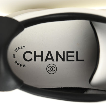 Chanel Calfskin CC Womens Sneakers 40 White 8 of 10