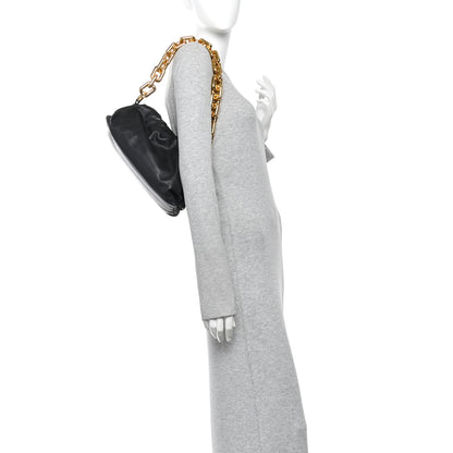 Bottega Veneta Calfskin The Pouch Chain Black 2 of 10