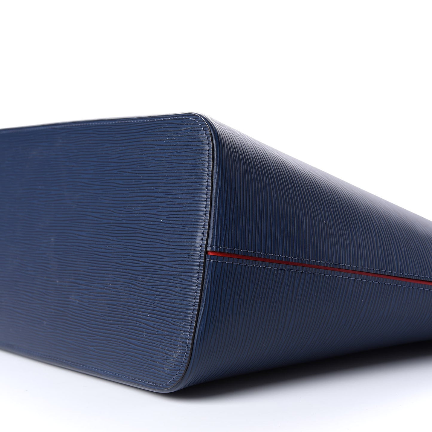 Epi Neverfull MM Indigo Coquelicot