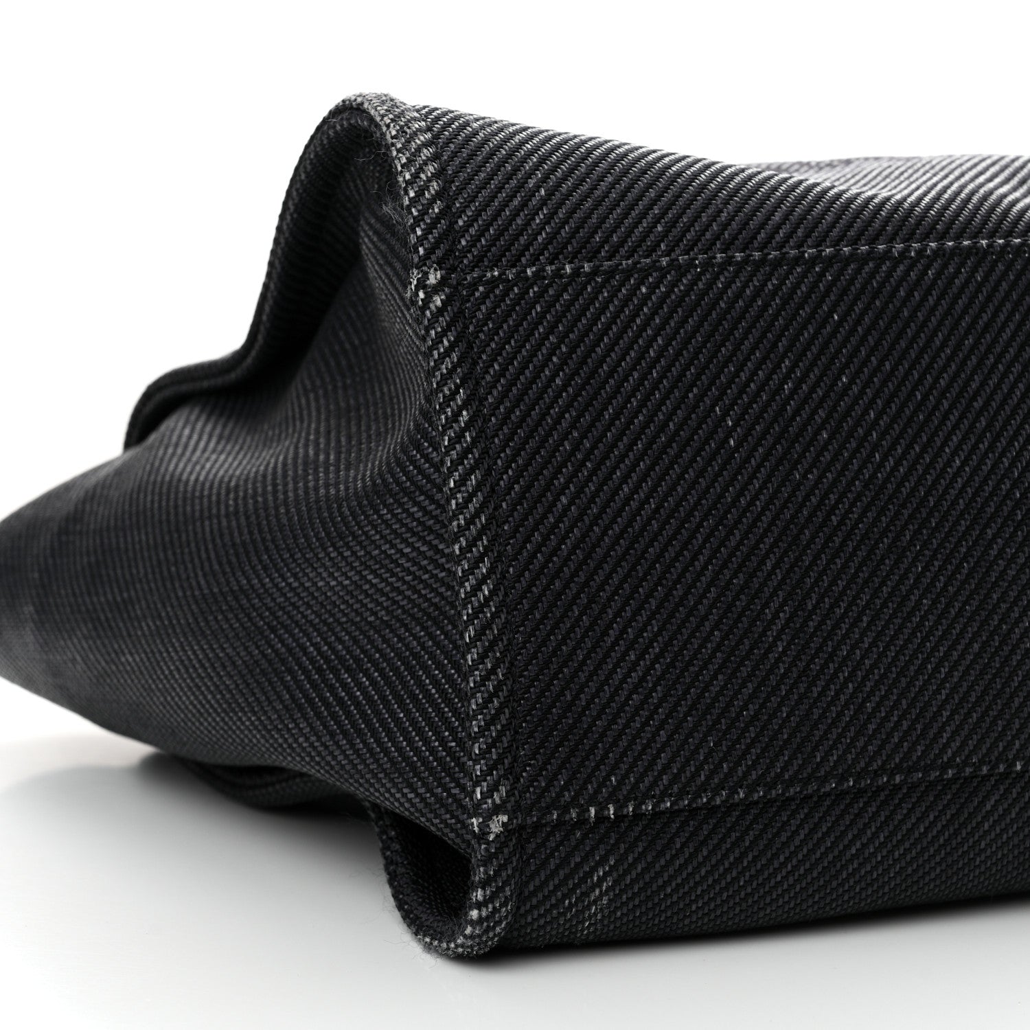 Chanel Mixed Fibers Calfskin Medium Deauville Black 9 of 18