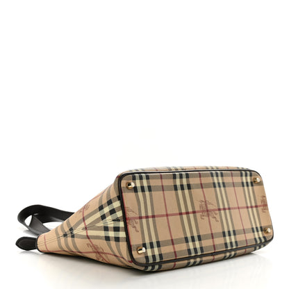 Burberry Haymarket Check Medium Regent Tote Chocolate 4 of 12