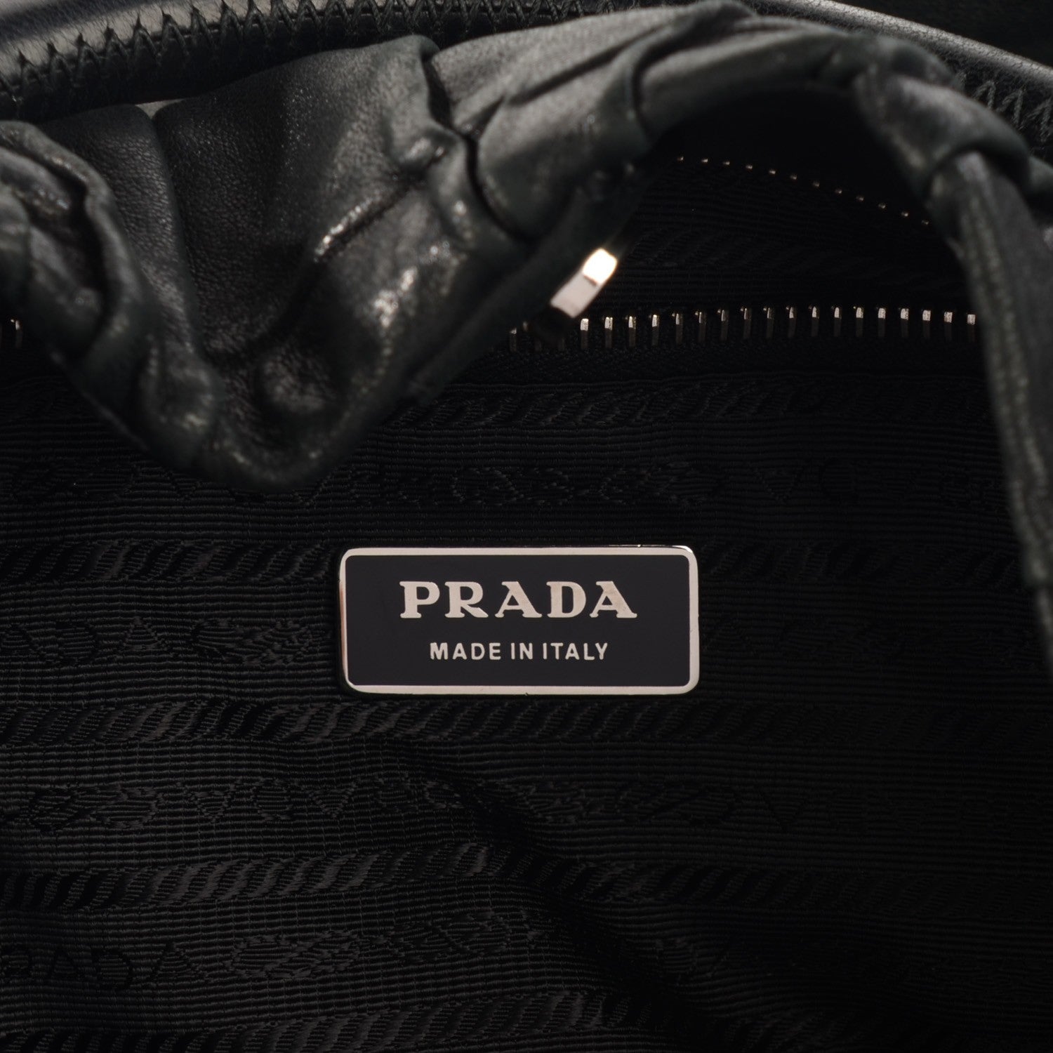 Prada Nappa Gaufre Hobo Nero Black 7 of 8