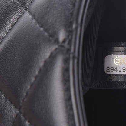 Chanel Lambskin Quilted Mini My Precious Waist Bag Black 8 of 9