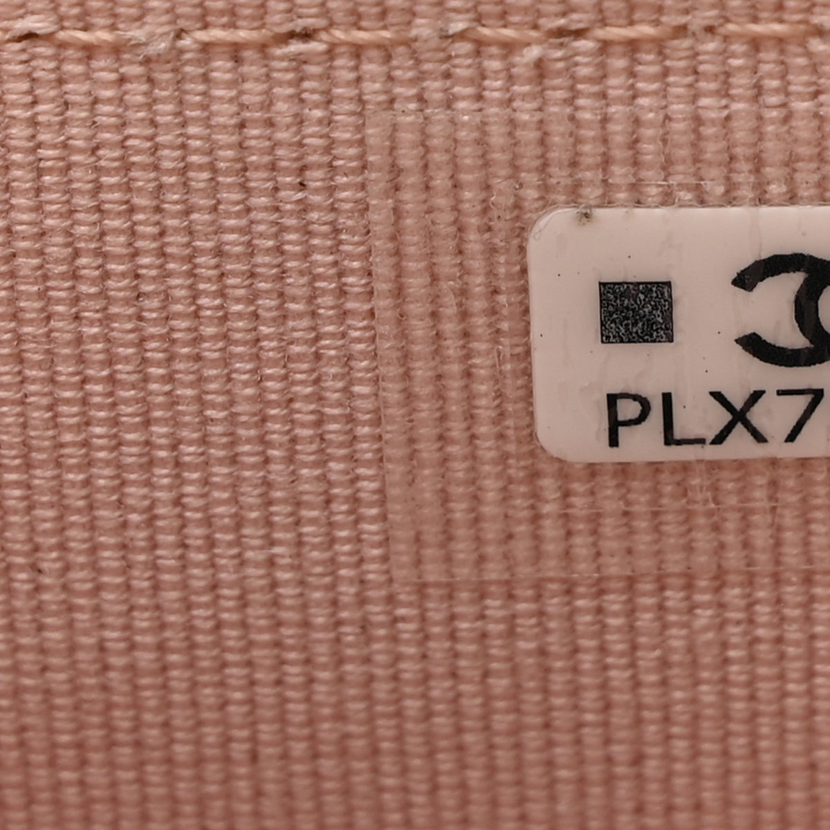 Caviar Quilted Mini Ribbon Clutch With Chain Light Beige