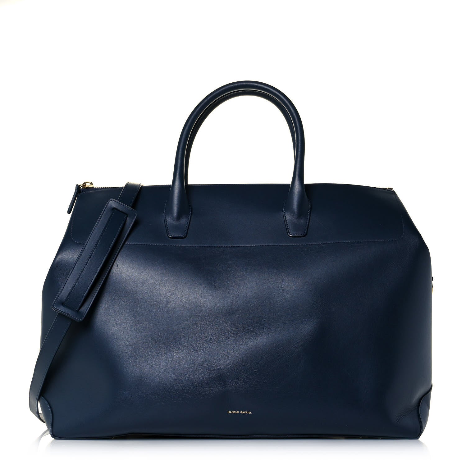 Mansur Gavriel Calfskin Mini Travel Crossbody Bag Navy 1 of 20