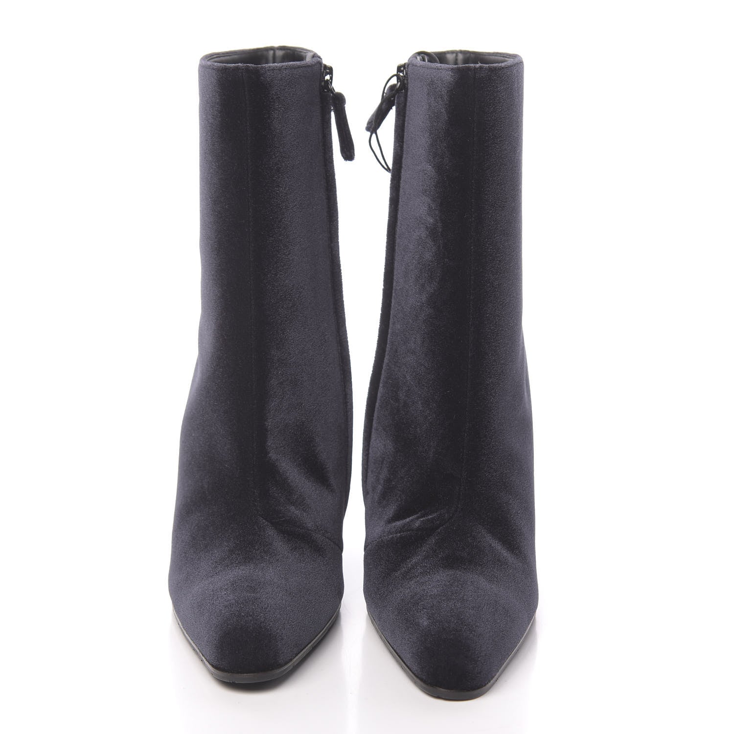 Balenciaga Smooth Velvet Ankle Boots 38 Black 2 of 9