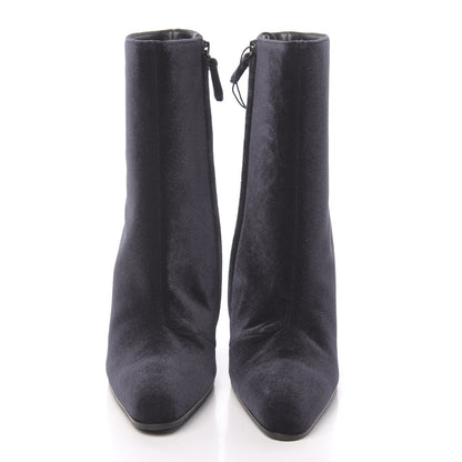 Balenciaga Smooth Velvet Ankle Boots 38 Black 2 of 9