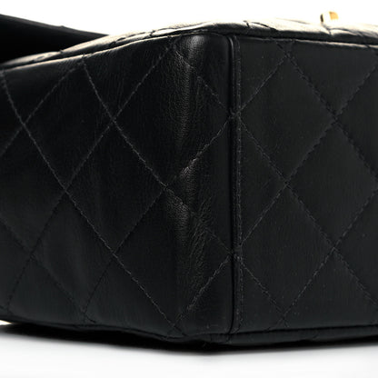 Chanel Lambskin Quilted Jumbo Single Flap Black 8 of 14