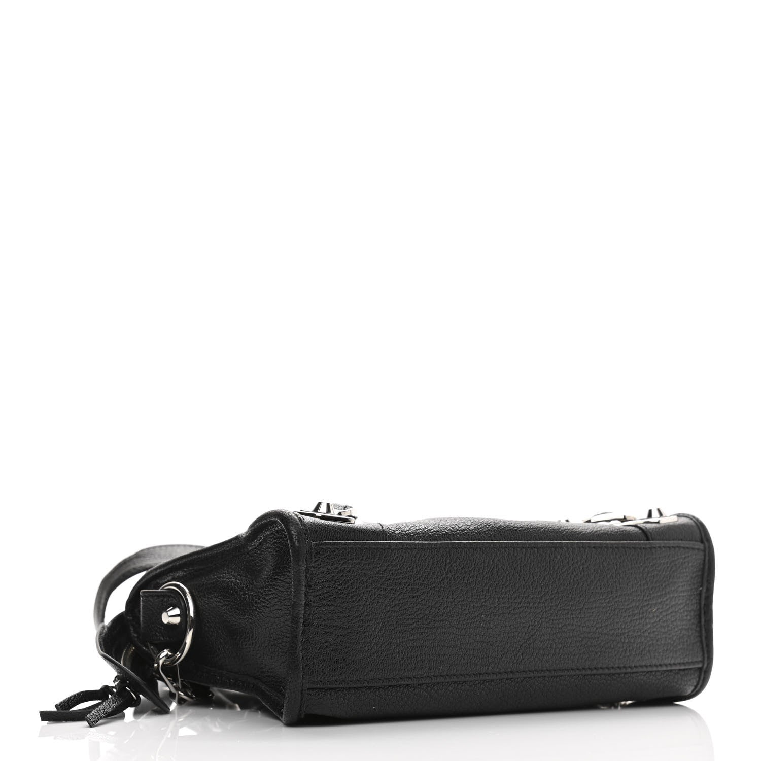 Balenciaga Chevre Silver Metallic Edge Hardware Mini City Black 4 of 10