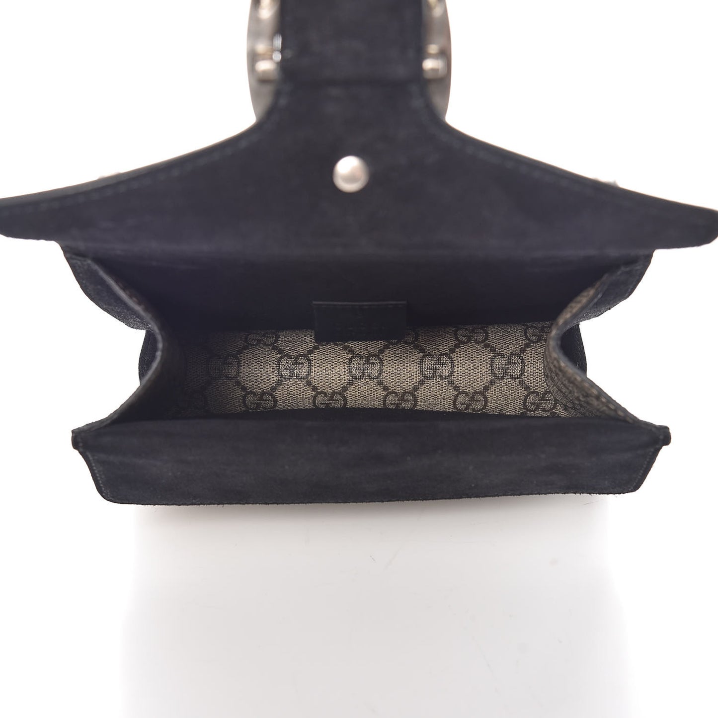 GG Supreme Monogram Mini Dionysus Shoulder Bag Black