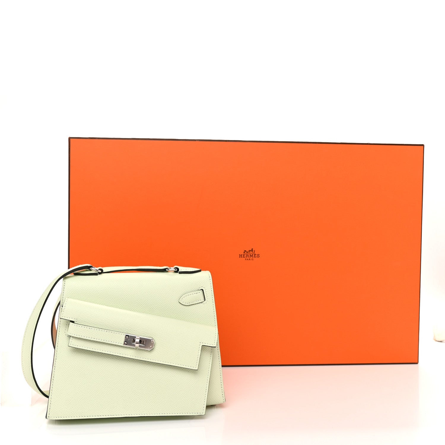 Hermes Epsom Kelly En Desordre Sellier 20 Vert Fizz 11 of 11