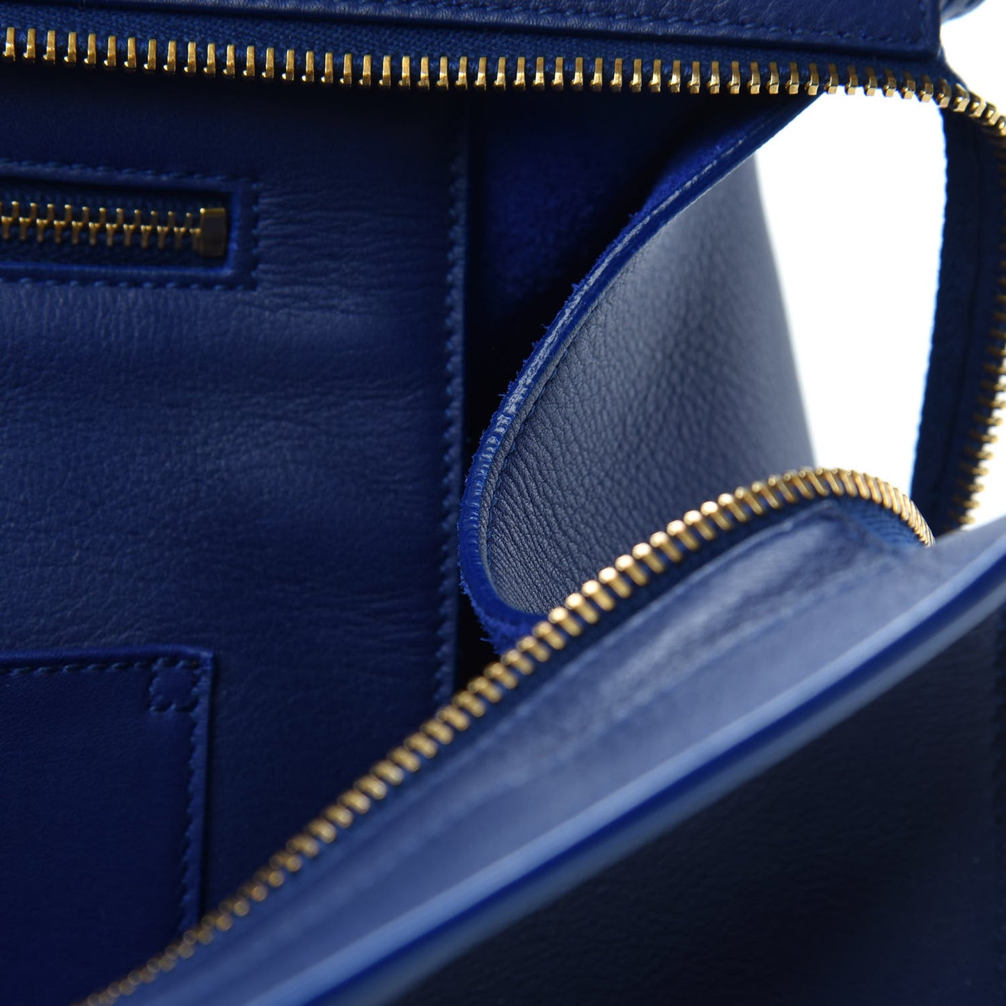 Calfskin Medium Classic Y Cabas Royal Blue