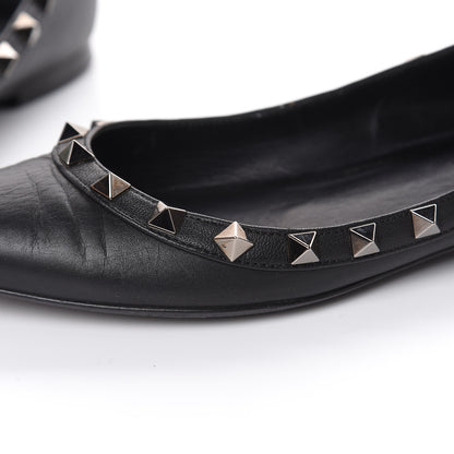 Valentino Garavani Nappa Rockstud Ballerina Flats 36 Black 13 of 13
