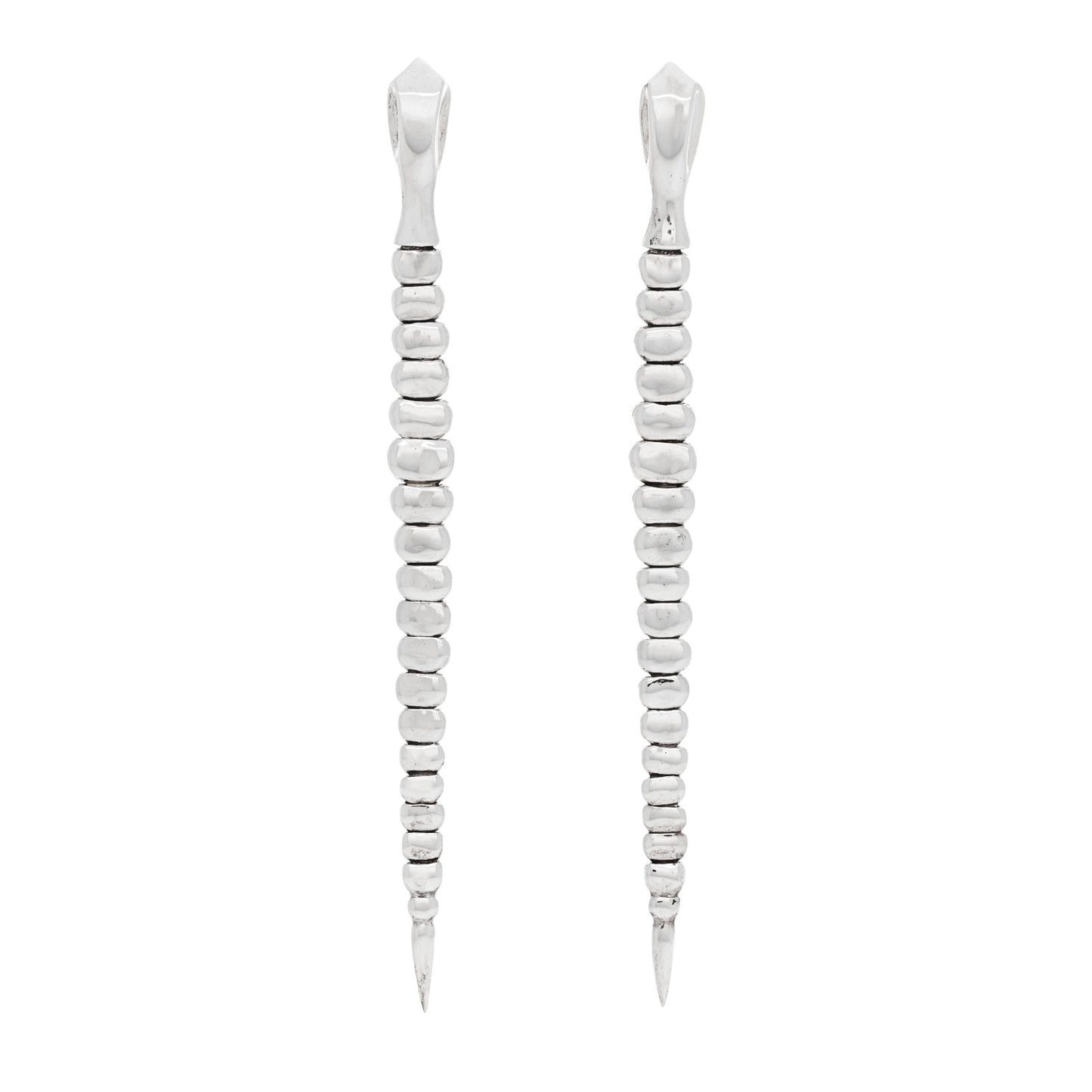 Sterling Silver Elsa Peretti Snake Earrings