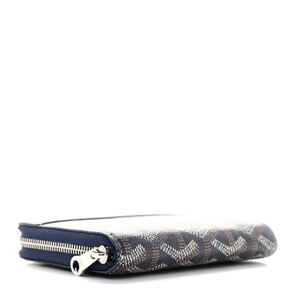 Goyard Goyardine Matignon PM Wallet Navy 4 of 7