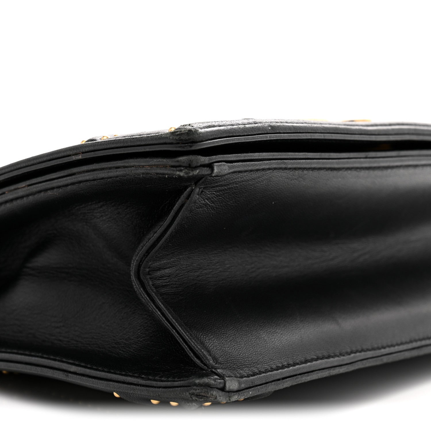 Christian Dior Lambskin Studded Medium Diorama Flap Bag Black 9 of 14