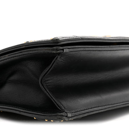 Christian Dior Lambskin Studded Medium Diorama Flap Bag Black 9 of 14