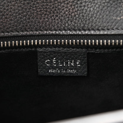 Celine Drummed Calfskin Nano Luggage Black 6 of 18
