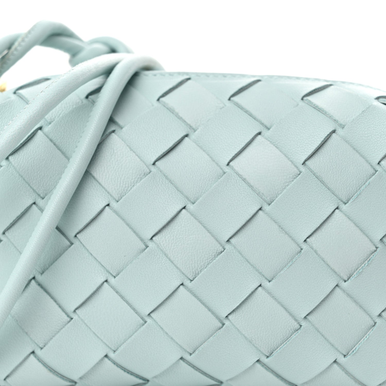 Bottega Veneta Nappa Intrecciato Candy Loop Camera Bag Light Blue 7 of 10