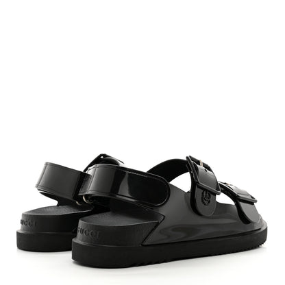 Gucci Rubber Mini Double G Womens Isla Dad Sandals 36 Black 4 of 7