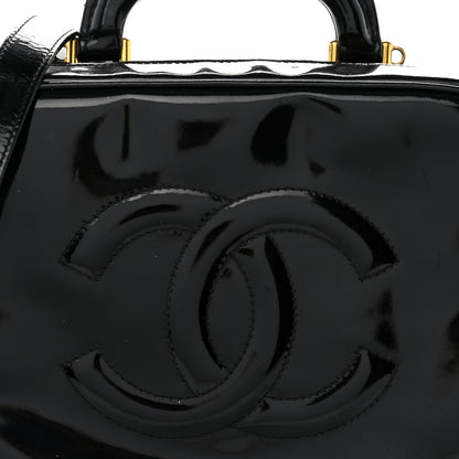 Chanel Patent Timeless CC Vanity Case Black 8 of 13