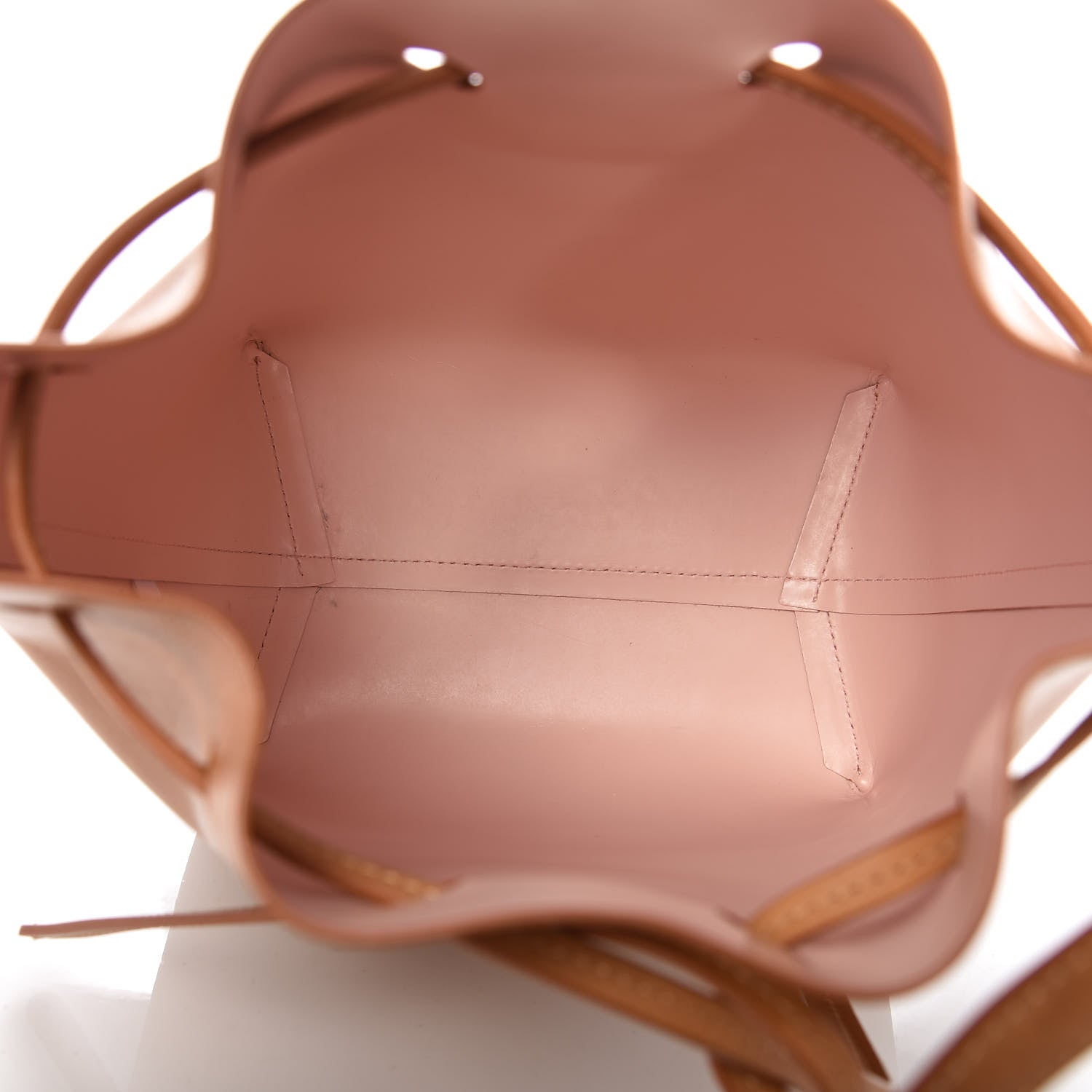 Mansur Gavriel Calfskin Mini Bucket Bag Cammello Rosa 5 of 13