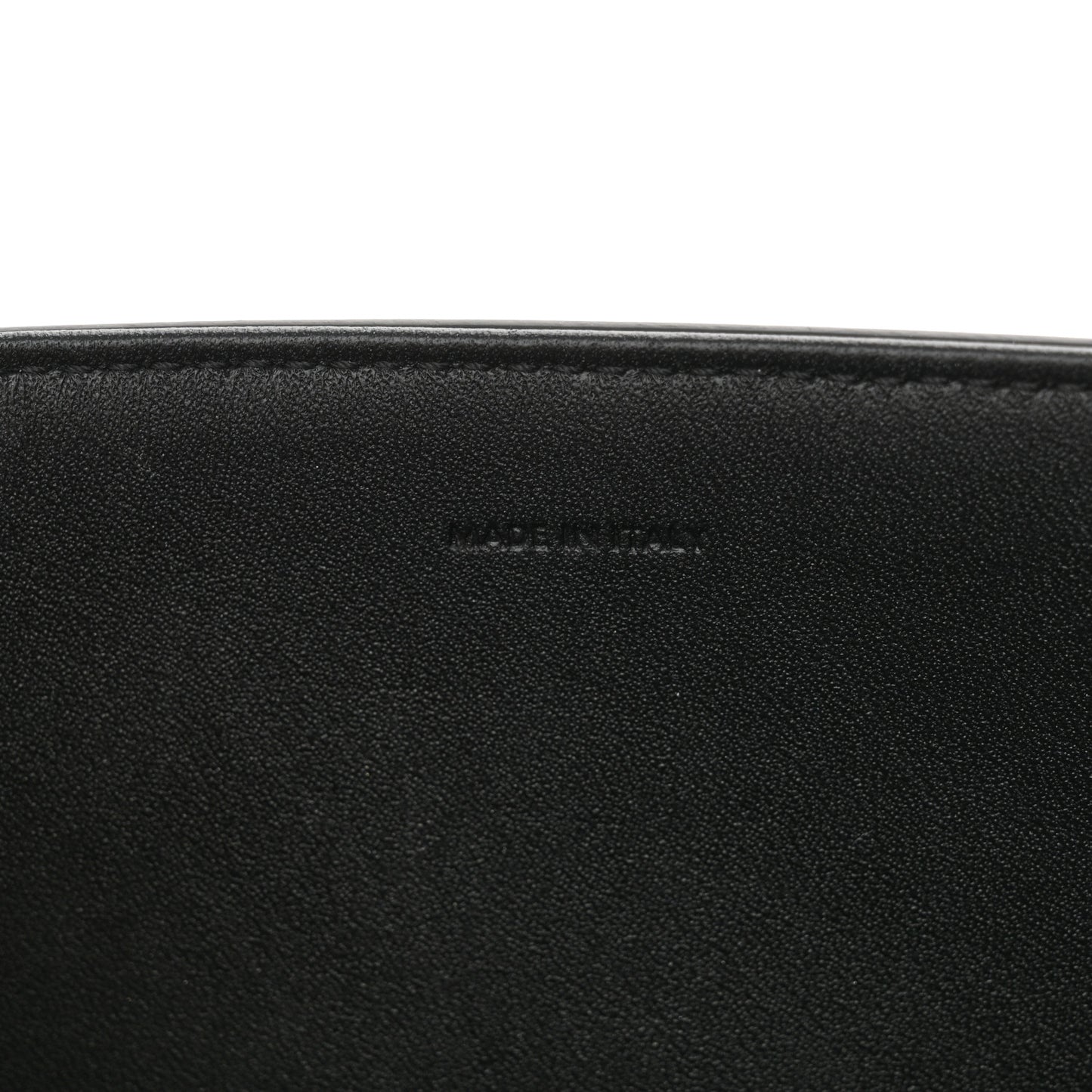 Shiny Calfskin Medium Triomphe Black