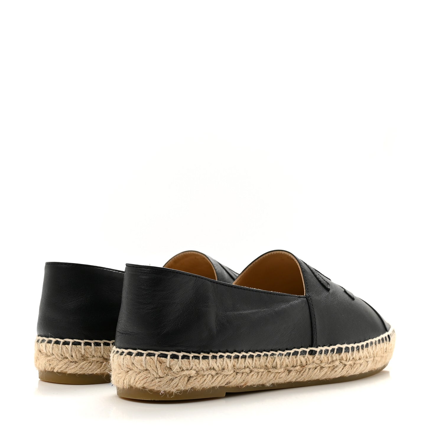 Lambskin CC Espadrilles 41 Black