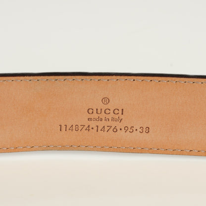Gucci Guccissima Interlocking G Belt 100 40 Winter Rose 5 of 5