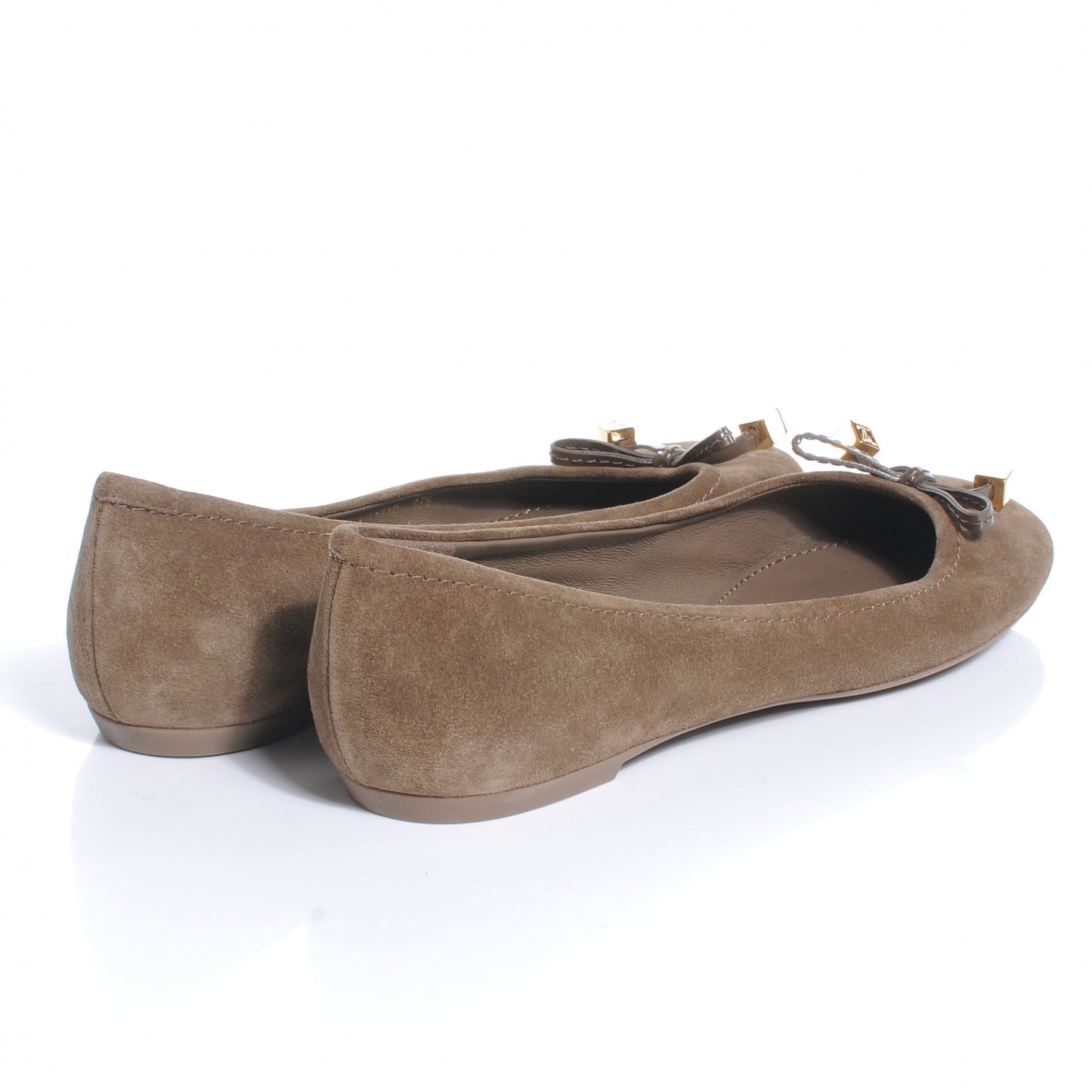 Suede Debbie Ballet Flats 37.5 Brown
