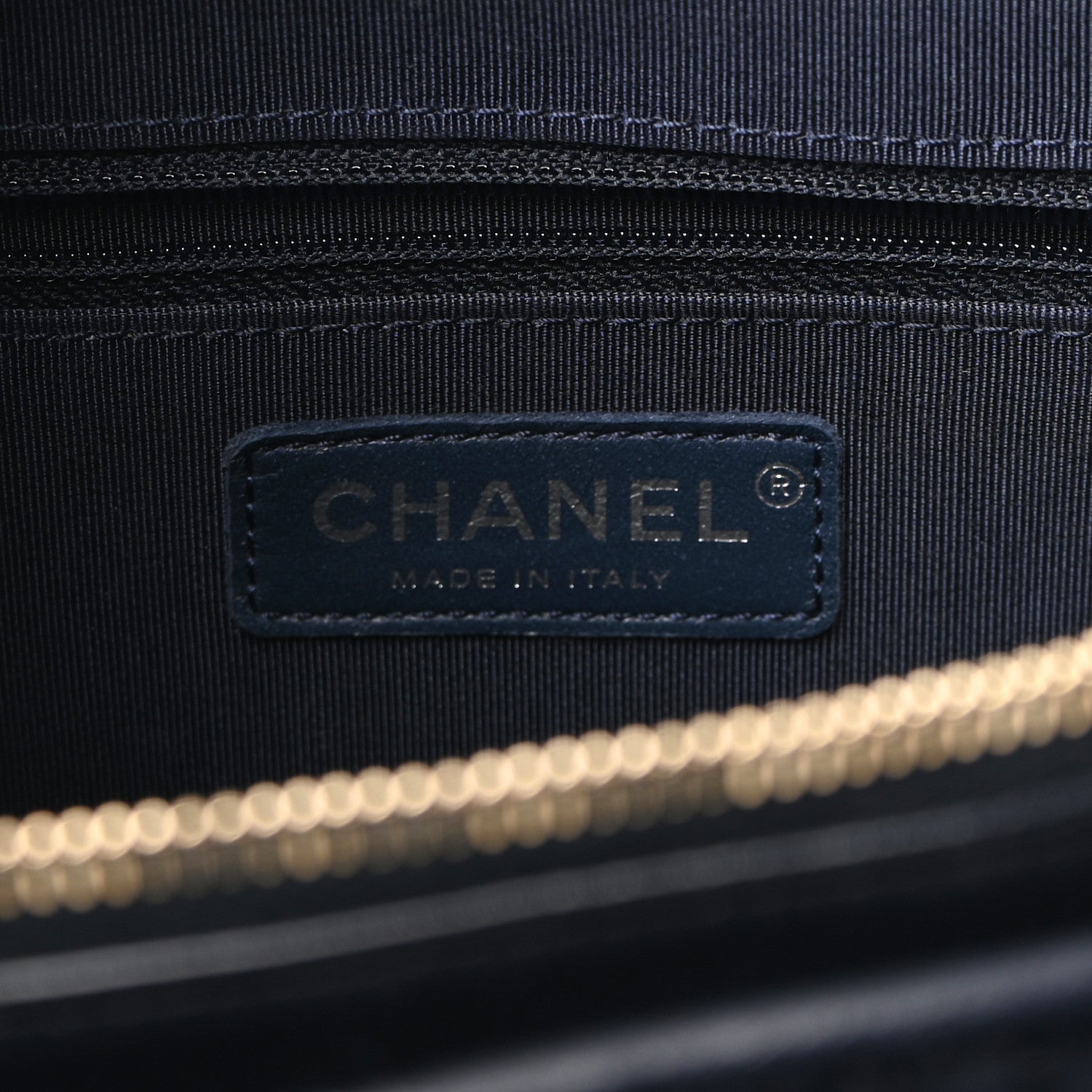Chanel Shearling Medium Gabrielle Hobo Navy 6 of 10