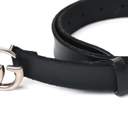 Gucci Cuoio Toscano Nickel Double G 30mm Belt 90 36 Black 5 of 5