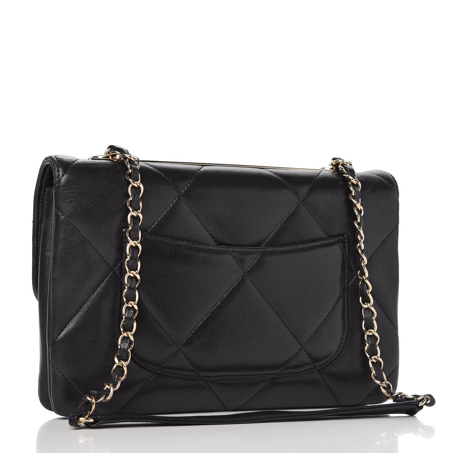 Chanel Lambskin Quilted Medium Trendy CC Flap Black 3 of 10