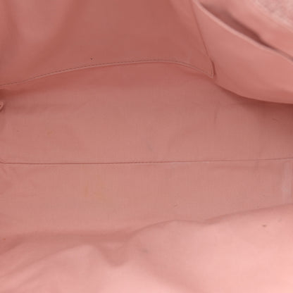 Chanel Straw Lurex Medium Deauville Tote Pink 5 of 11