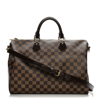 Louis Vuitton Damier Ebene Speedy Bandouliere 35 1 of 8