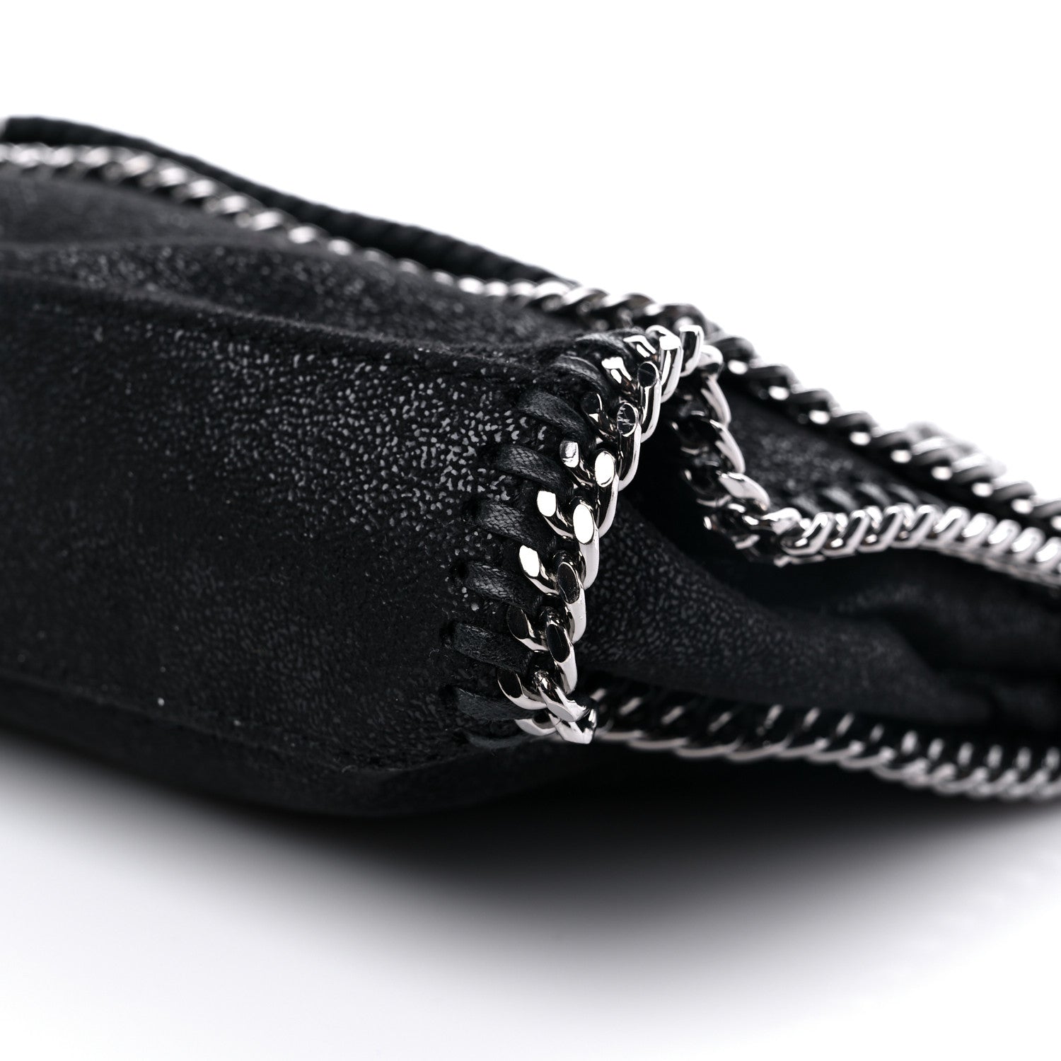 Stella McCartney Shaggy Deer Mini Falabella Shoulder Bag Black 8 of 8