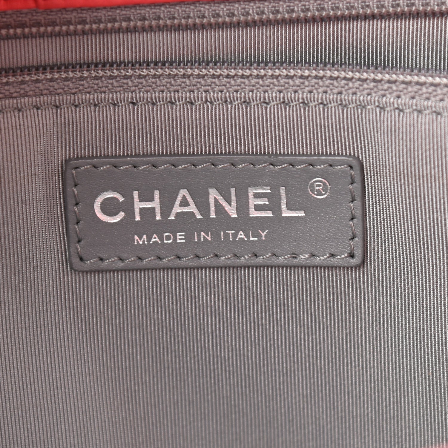 Chanel Calfskin Cerf Executive Shopper Tote Coral 6 of 11