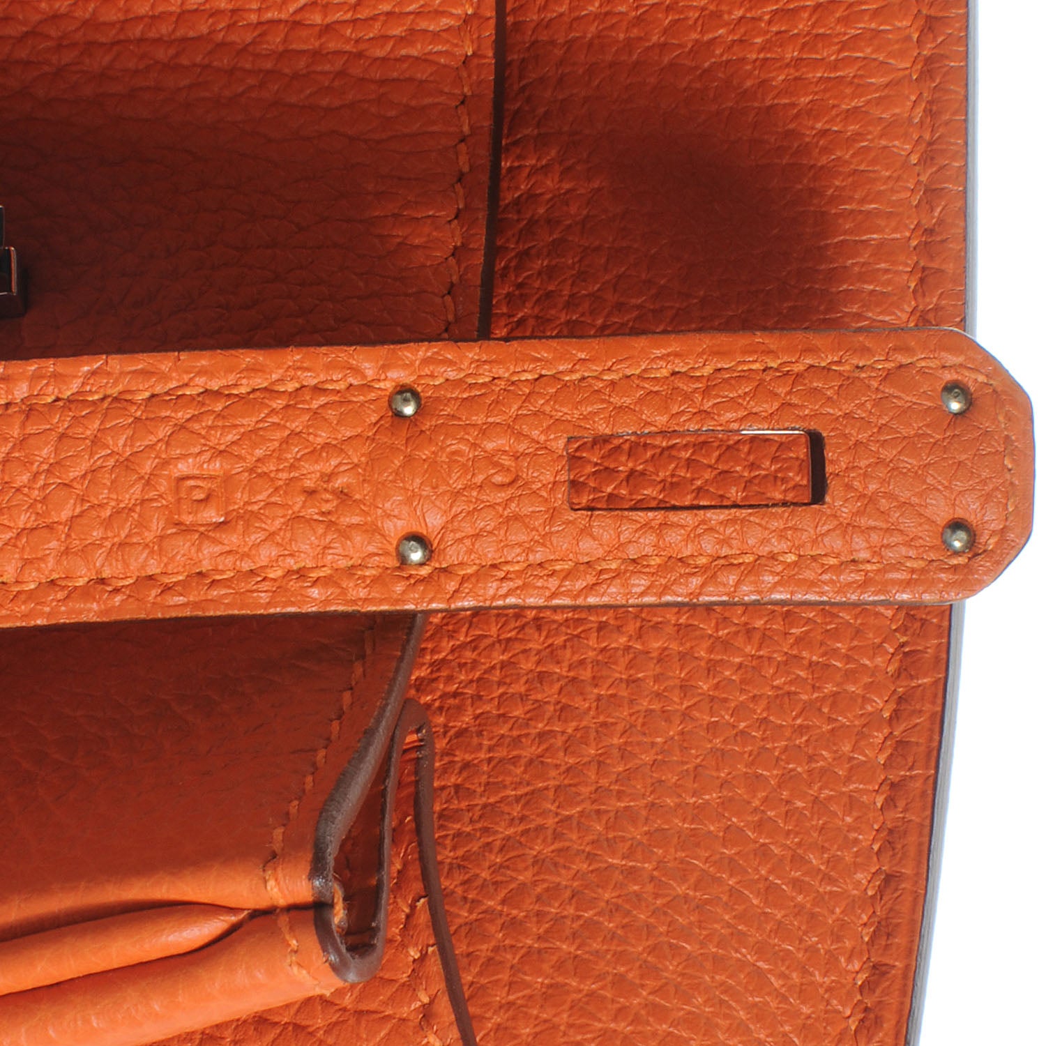 Hermes Togo Birkin 35 Orange 7 of 10